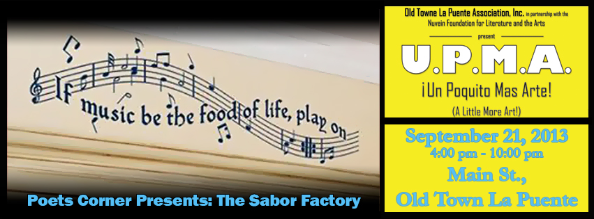 Poets Corner Presents: The Sabor Factory