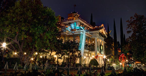 The Haunted Mansion and its holiday overlay